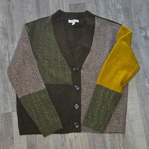 Retro look cardigan